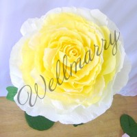 Ростовой цветок из бумаги "Роза желтая"